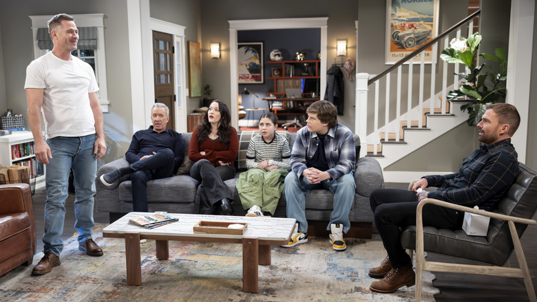 Luke Macfarlane as Uncle Sam on Shifting Gears