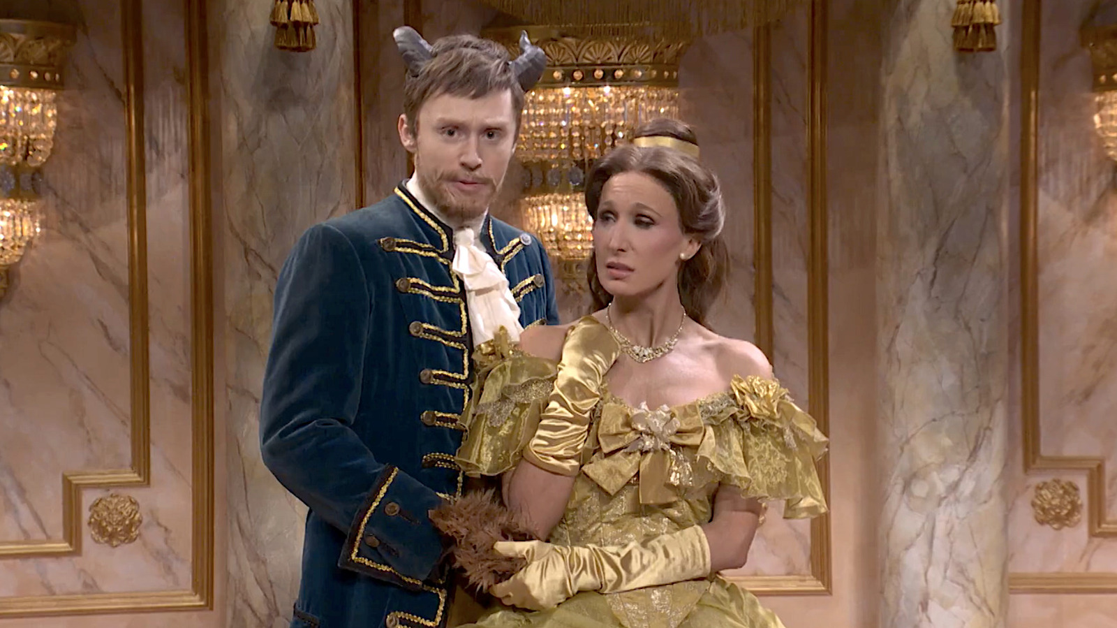 SNL Reimagines Beauty And The Beast With Nikki Glaser And Mr. Beast &mdash; Watch
