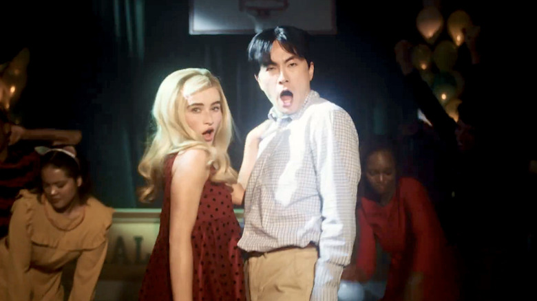 SNL Sabrina Carpenter Bowen Yang Music Video Grind Middle School