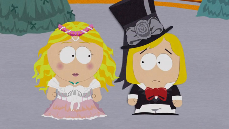 Pip next to Estrella on South Park