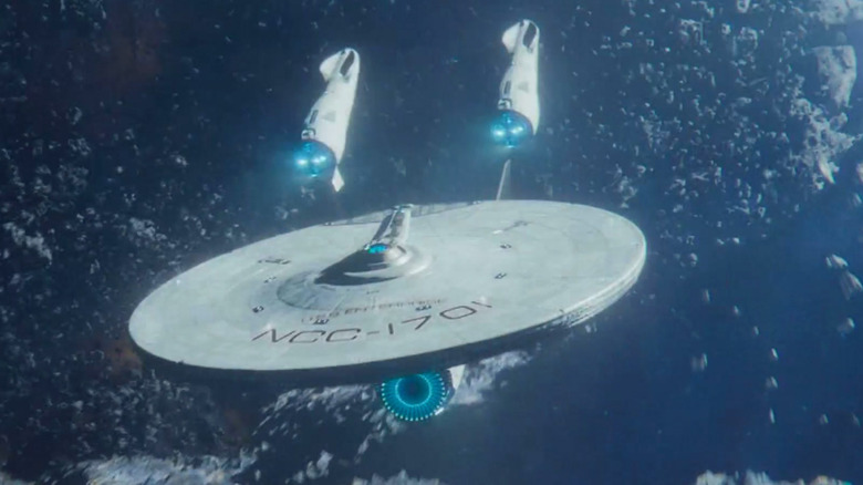 The Kelvin-timeline Enterprise in Star Trek Beyond.
