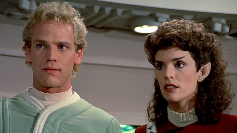 David Marcus and Saavik in Star Trek III: The Search for Spock