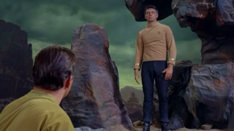 Kirk squaring off with Gary Mitchell