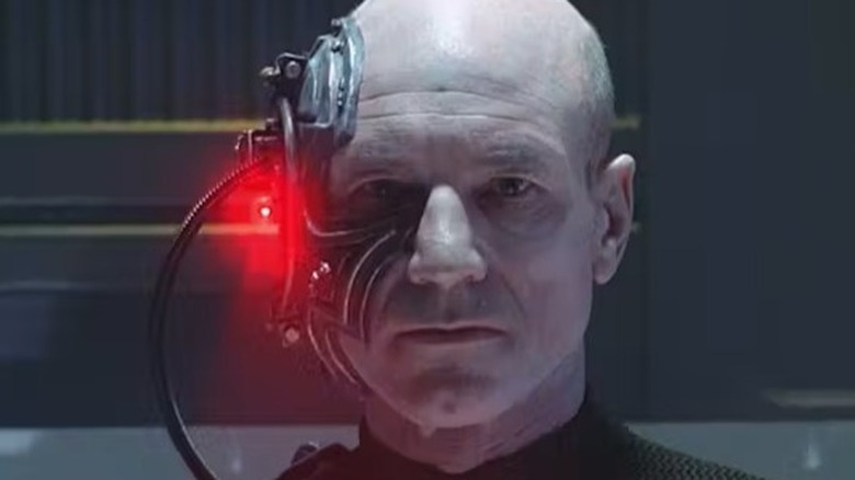 Picard as a Borg looking forward