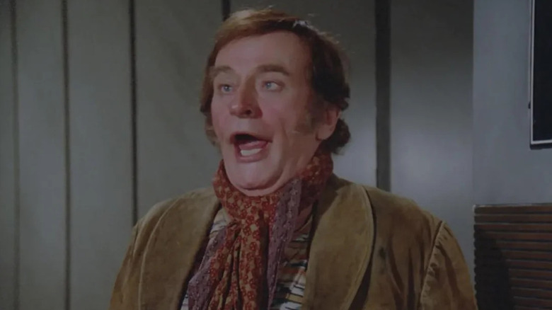 Danilo Odell (Barrie Ingham) looks thoroughly drunk in Star Trek: The Next Generation