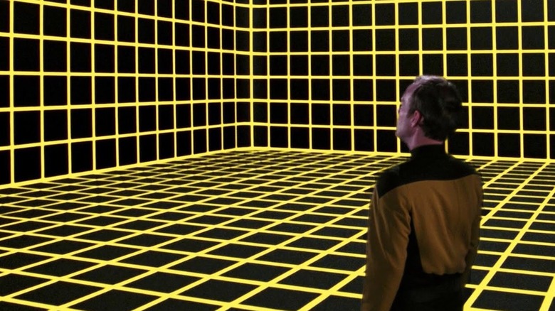 Reginald Barclay staring into the holodeck on Star Trek: The Next Generation (1987)