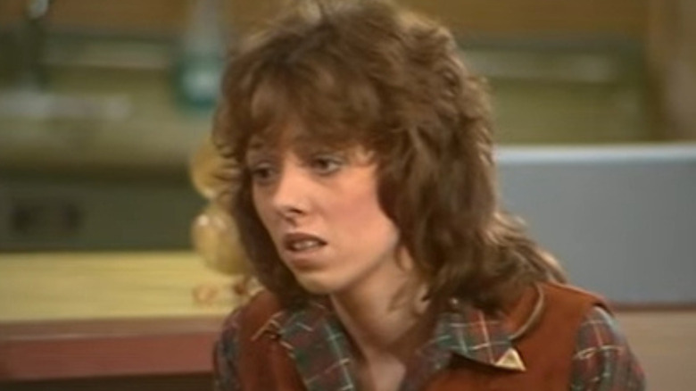 Mackenzie Phillips as Julie Cooper, frowning in One Day at a Time.