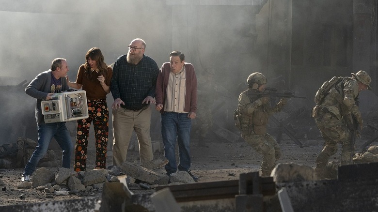 Stuart, Denise, Bert and Kripke in Stuart Fails to Save the Universe