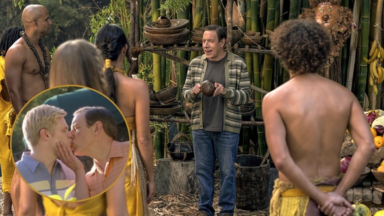 Barry Kripke and Gary Jeffries kissing in Stuart Fails to Save the Universe
