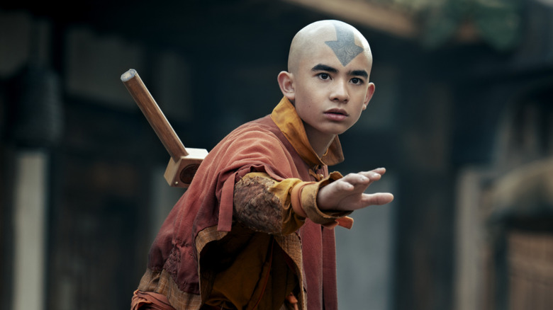 Aang in Avatar: The Last Airbender Season 2