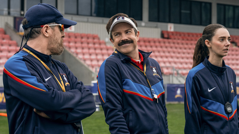 Coach Beard, Ted and Alice in Ted Lasso Season 4