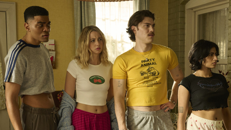 Anton, Billie, Paul Baker and Issa in Adults Season 2