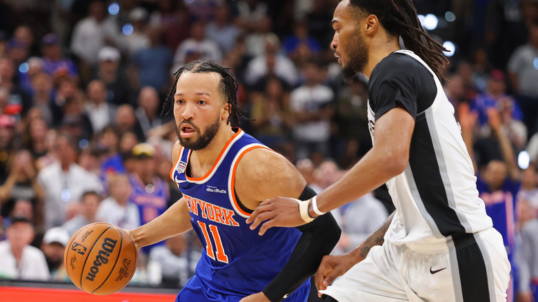 Jalen Brunson of the New York Knicks in the NBA Finals 2026