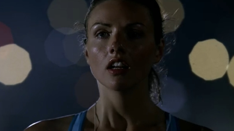 Sheila (Samantha Simmonds) looking scared on "Supernatural."