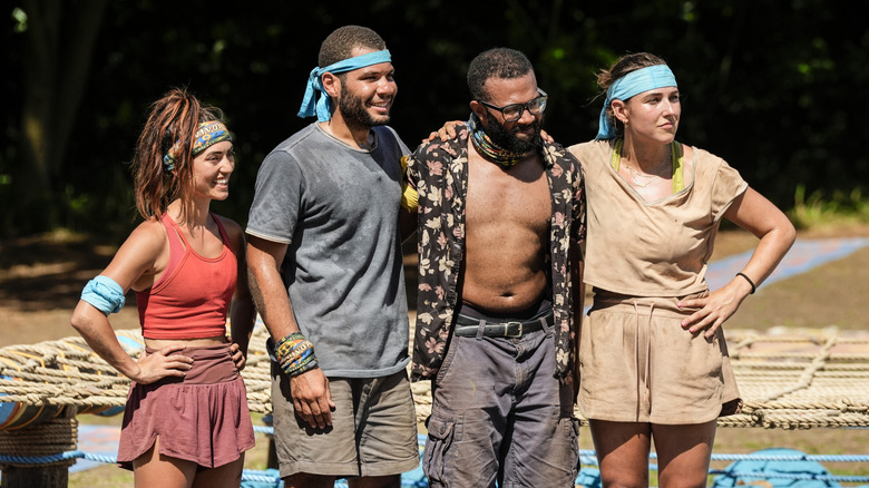 Savannah, Alex, Jawan and Sophie from Survivor 49