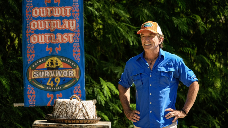 Survivor 49's Jeff Probst in Episode 6
