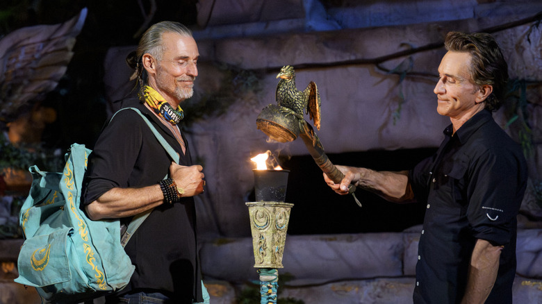 Survivor 50's Benjamin Coach Wade gets his torch snuffed