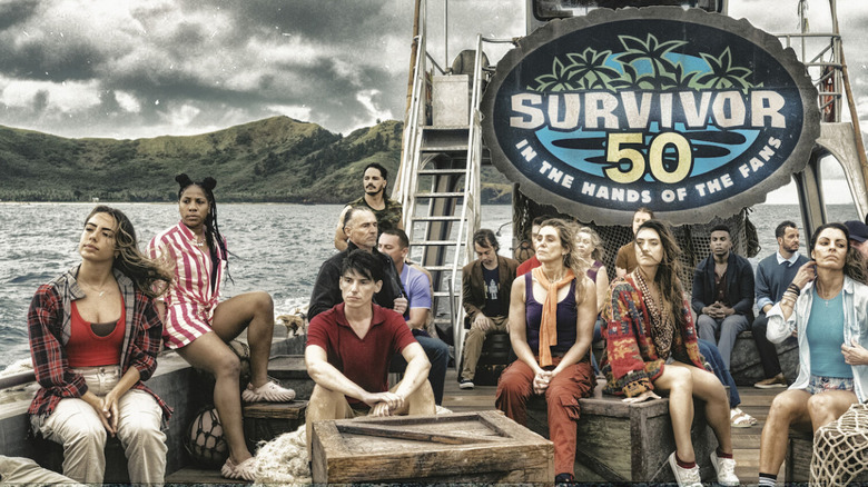 The cast of Survivor 50 heads out to the marooning