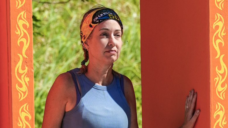 Chrissy Hofbeck competes in Survivor 50