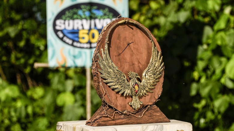 The immunity necklace from Survivor 50