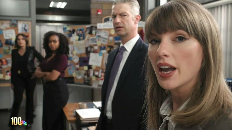 Benson, Curry, Carisi and Taylor Swift in Law & Order: SVU on the 2026 Emmys