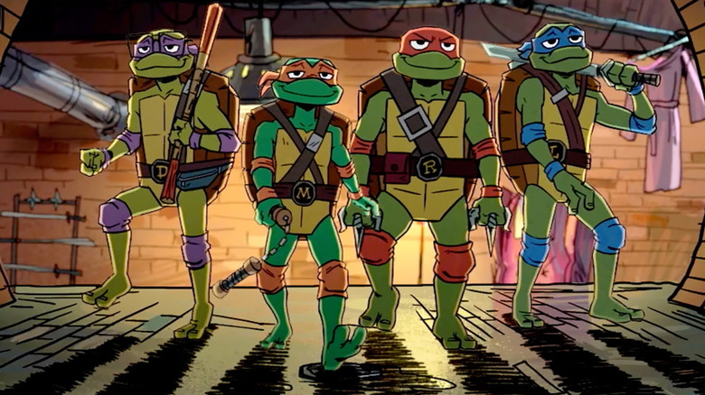 The team in "Tales of the Teenage Mutant Ninja Turtles."