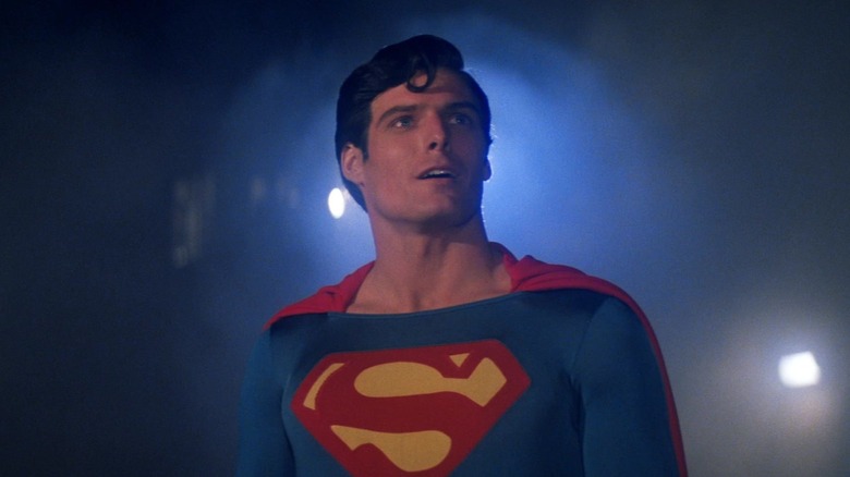 Superman in a prison yard in "Superman" (1978)