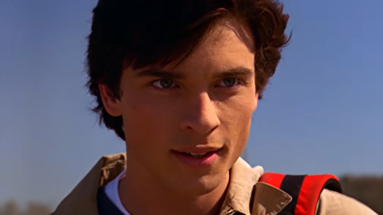 Young Clark Kent runs into action on Smallville.