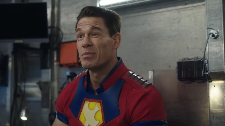 John Cena as disgraced super-hitman Chris Smith, on Peacemaker