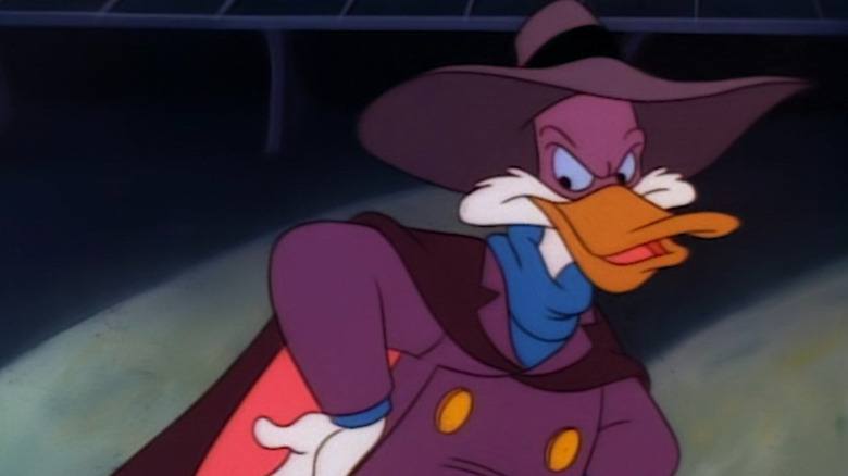 Darkwing Duck talking down on someone on Darkwing Duck