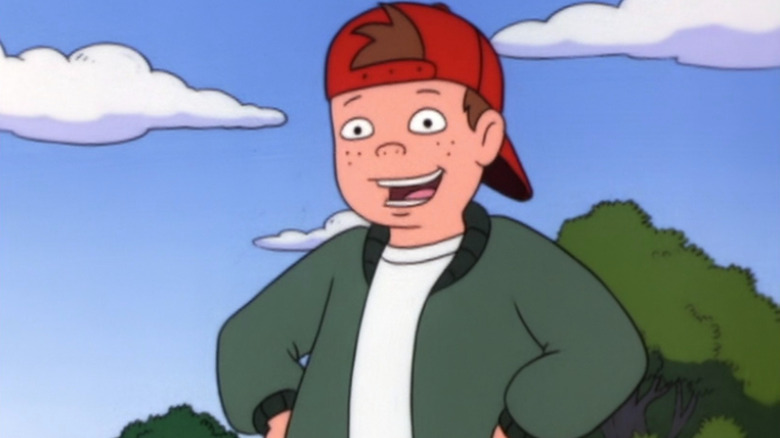 T.J. talking on the playground on Recess