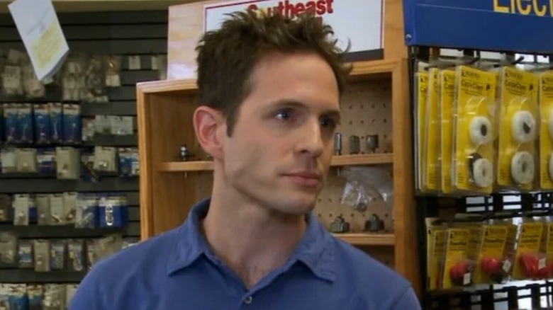 Glenn Howerton as Dennis in a hardware store on Always Sunny