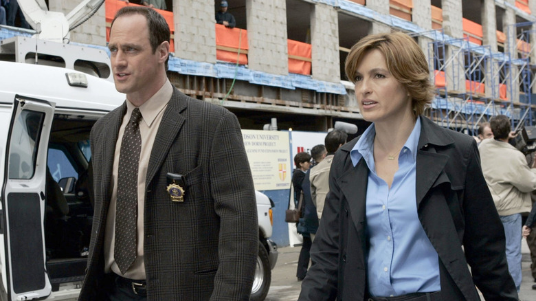 Detective Elliot Stabler (Christopher Meloni) and Olivia Benson (Mariska Hargitay) get a case on Law & Order Special Victims Unit