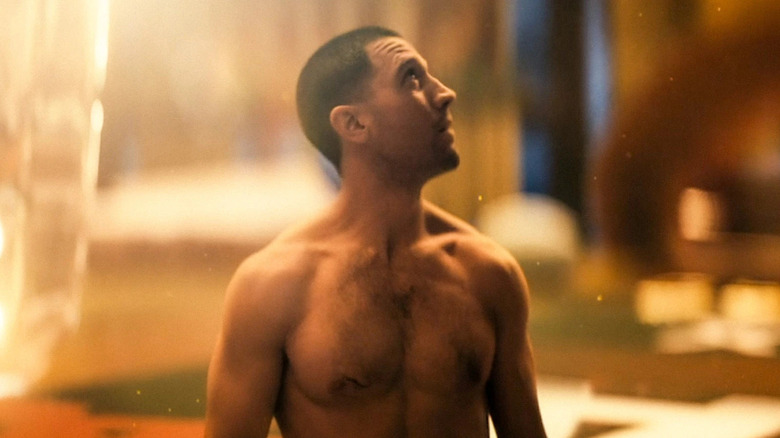 Brett Geddes as Termite looks up on The Boys