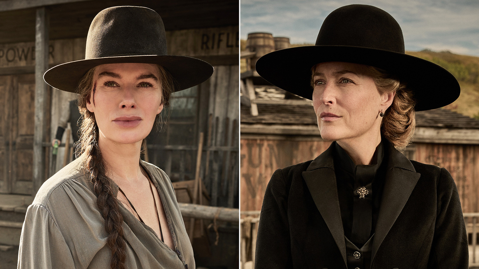 The Abandons Trailer: First Look At Lena Headey And Gillian Anderson As  Dueling Matriarchs In Netflix Western - TVLine