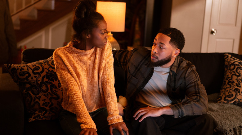 Kiesha and Emmett in The Chi