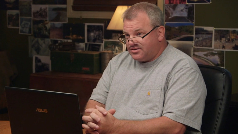 Chris Donah in "The Curse of Oak Island"