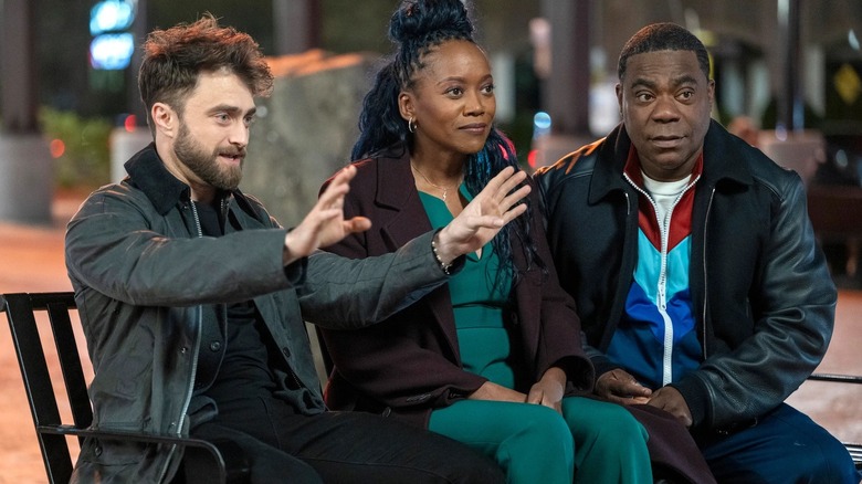 Arthur, Monica, and Reggie in The Fall and Rise of Reggie Dinkins