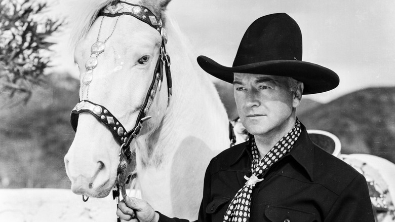 William Boyd in a 1935 "Hopalong Cassidy" film