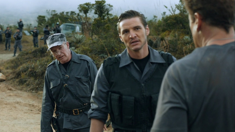 Comandante Veracruz talking in Burn Notice: The Fall of Sam Axe