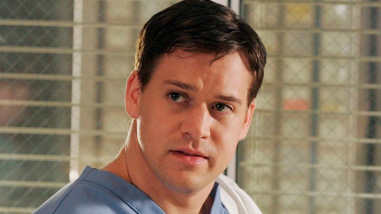 George (T.R. Knight) looking at someone on "Grey's Anatomy"