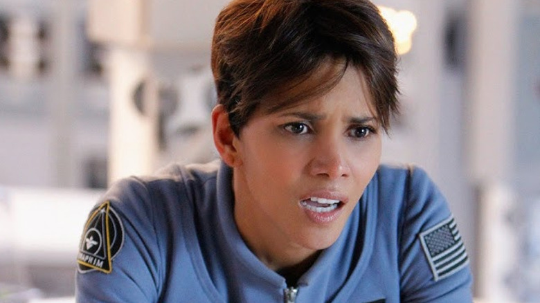 Molly Woods (Halle Berry) reacts in absolute shock during an episode of Extant