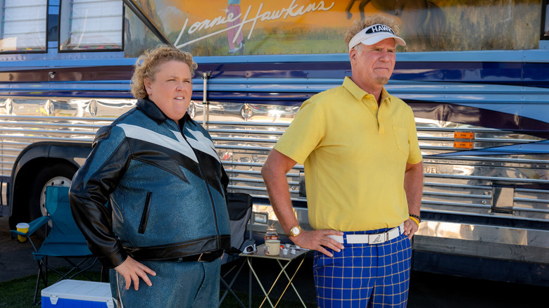 The Hawk's Fortune Feimster and Will Ferrell