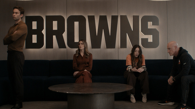 Chace Crawford, Mandy Moore, Chloe Bennet and Chris Meloni in The Land