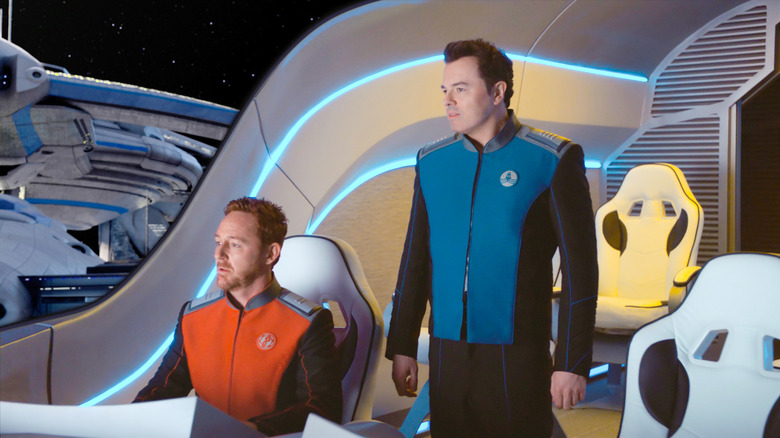 Gordon Malloy and Ed Mercer on bridge of The Orville