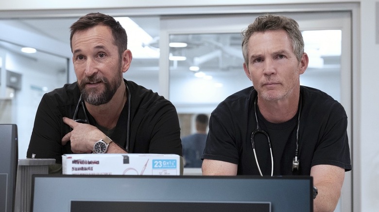 Robby and Abbot in The Pitt Season 2, Episode 9