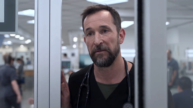 Robby reacts to Heather adopting a baby in The Pitt Season 2, Episode 4