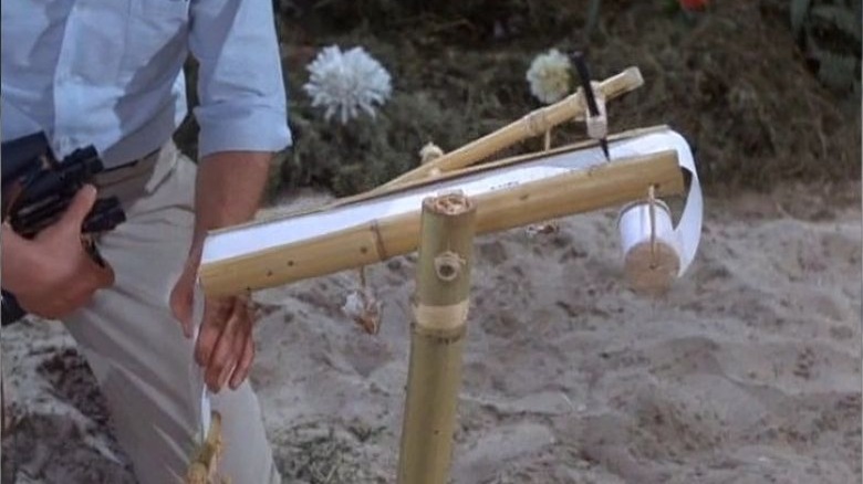 The Professor scanning his seismometer
