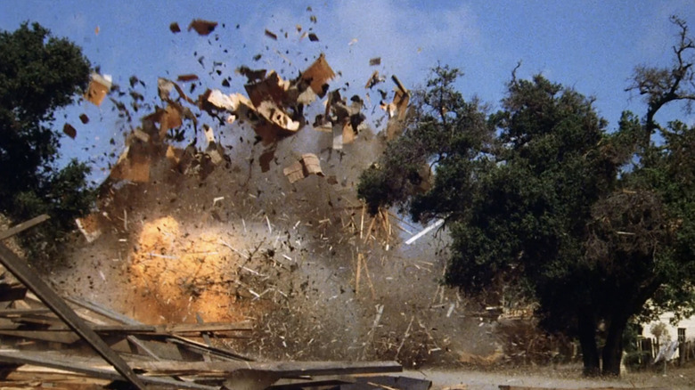 Walnut Grove blows up in Little House: The Last Farewell
