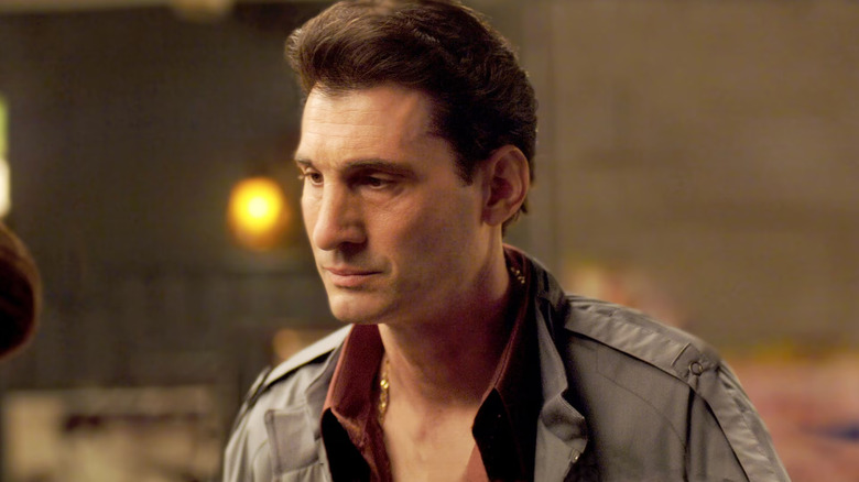 Robert Funaro as Eugene Pontecorvo, frowning in The Sopranos.